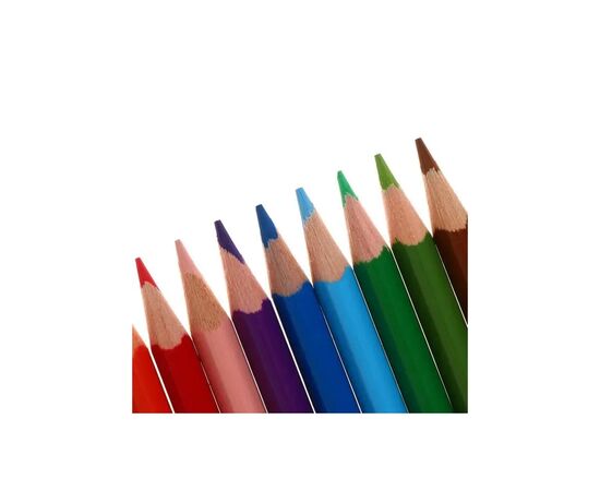 Карандаши цветные Faber-Castell тригранні, 12 кольорів + стругачка (120523) (21614), изображение 5