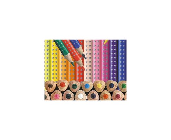 Карандаши цветные Faber-Castell Grip акварельні , тригранні,12 кольорів (112412) (14755), изображение 4