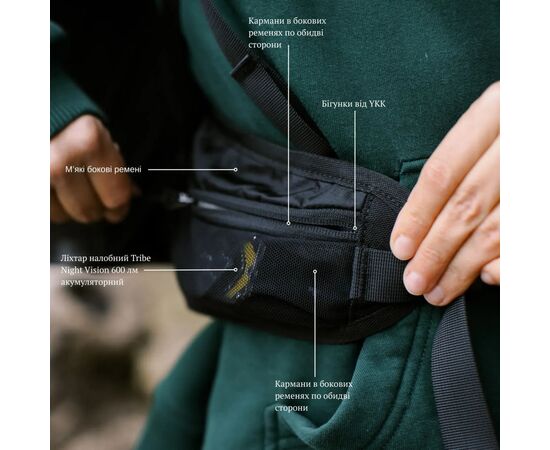 Рюкзак туристический Tramp Hike 30 black (UTRP-058-black), изображение 7