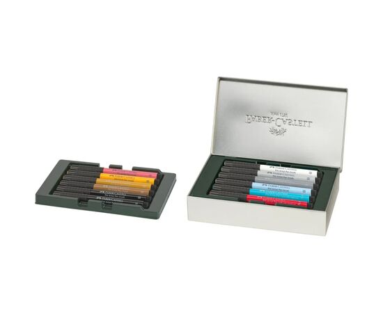 Лайнер Faber-Castell набор капиллярных ручек Pitt Artist Pen Set London, 12 шт (33018), изображение 4
