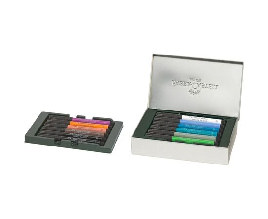 Лайнер Faber-Castell набор капиллярных ручек Pitt Artist Pen Set New York, 12 шт (33016), изображение 3