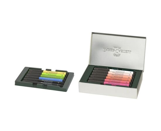Лайнер Faber-Castell набор капиллярных ручек Pitt Artist Pen Set Paris, 12 шт (33017), изображение 3