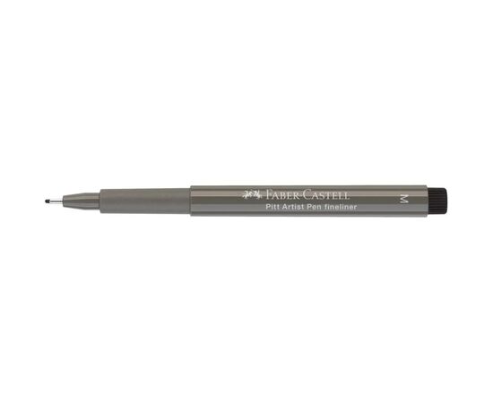 Лайнер Faber-Castell Pitt Artist Pen Fineliner India ink pen толщина М (0,7 мм) цвет теплый серый IV №273 (32054), изображение 2