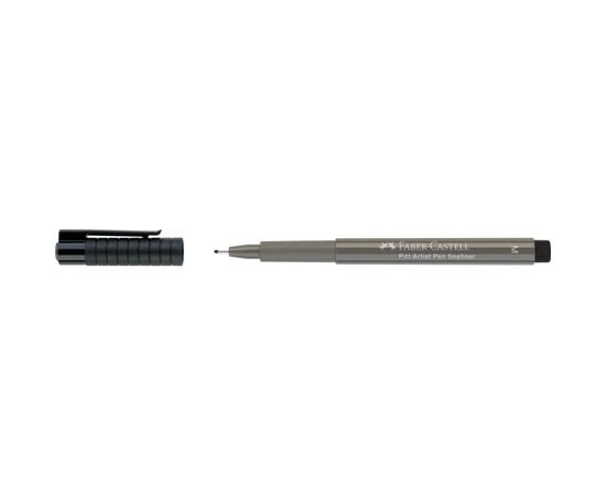 Лайнер Faber-Castell Pitt Artist Pen Fineliner India ink pen толщина М (0,7 мм) цвет теплый серый IV №273 (32054), изображение 3