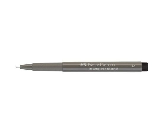 Лайнер Faber-Castell Pitt Artist Pen Fineliner India ink pen толщина S (0,3 мм), цвет теплый серый IV №273 (32072), изображение 2