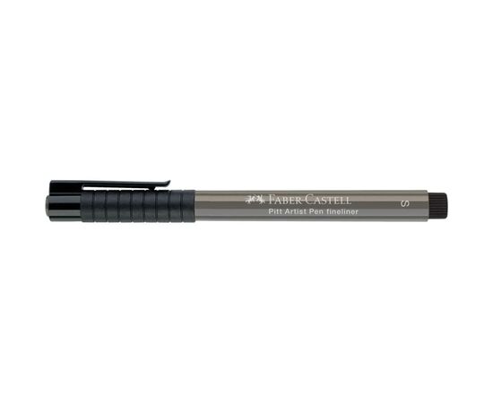 Лайнер Faber-Castell Pitt Artist Pen Fineliner India ink pen толщина S (0,3 мм), цвет теплый серый IV №273 (32072), изображение 4