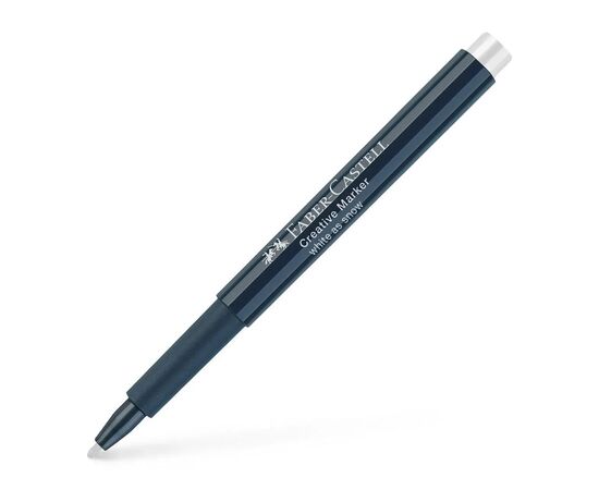 Маркер Faber-Castell для разных поверхностей Creative Marker White, M (1,5 мм), цвет белый (31792), изображение 2