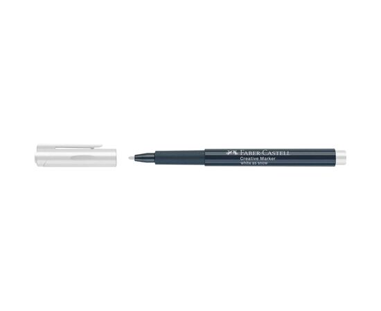 Маркер Faber-Castell для разных поверхностей Creative Marker White, M (1,5 мм), цвет белый (31792), изображение 4