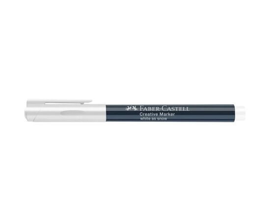 Маркер Faber-Castell для разных поверхностей Creative Marker White, M (1,5 мм), цвет белый (31792), изображение 5
