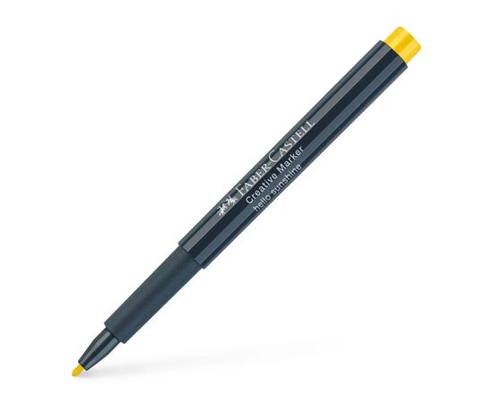Маркер Faber-Castell для декора Creative Marker Hello Sunshine, M (1,5мм), цвет желтый (32679), изображение 2