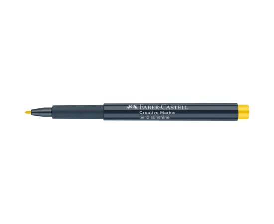 Маркер Faber-Castell для декора Creative Marker Hello Sunshine, M (1,5мм), цвет желтый (32679), изображение 3