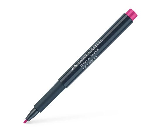 Маркер Faber-Castell для декора Creative Marker Hot Magenta, M (1,5мм), цвет пурпурный (32683), изображение 2