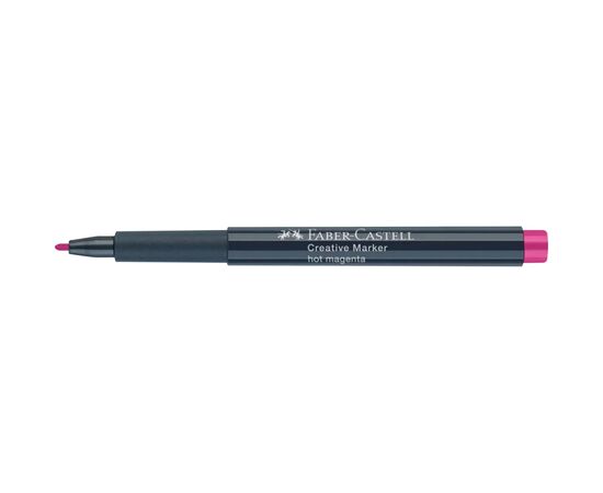 Маркер Faber-Castell для декора Creative Marker Hot Magenta, M (1,5мм), цвет пурпурный (32683), изображение 3