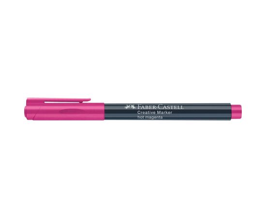 Маркер Faber-Castell для декора Creative Marker Hot Magenta, M (1,5мм), цвет пурпурный (32683), изображение 5
