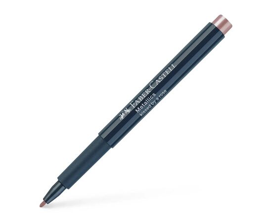Маркер Faber-Castell металлик для декора Metallics Marker Kissed by a rose, M (1,5 мм), цвет розовый (32024), изображение 2