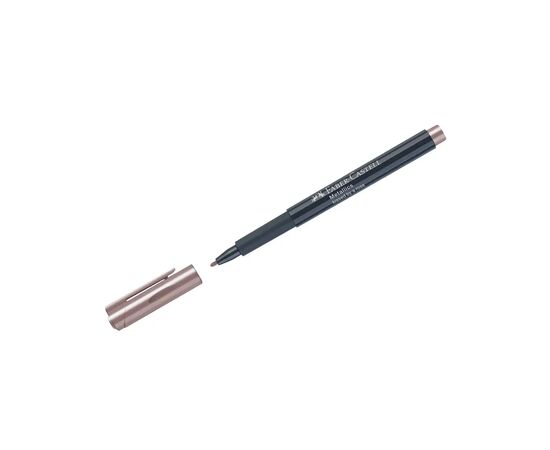 Маркер Faber-Castell металлик для декора Metallics Marker Kissed by a rose, M (1,5 мм), цвет розовый (32024)