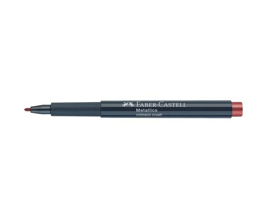 Маркер Faber-Castell металлик для декора Metallics Marker Crimson Crush, M (1,5 мм), цвет красный (32025), изображение 3