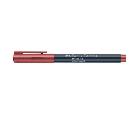 Маркер Faber-Castell металлик для декора Metallics Marker Crimson Crush, M (1,5 мм), цвет красный (32025), изображение 5