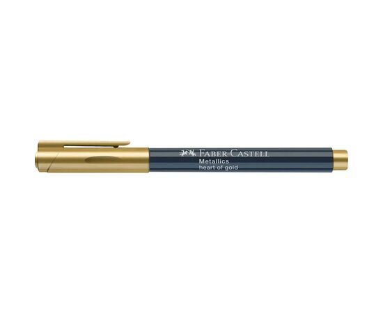 Маркер Faber-Castell металлик для декора Metallics Marker Heart of gold, M (1,5 мм) (30346), изображение 5