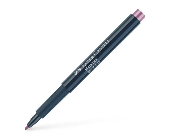 Маркер Faber-Castell металлик для декора Metallics Marker Berry nice, M (1,5 мм), цвет малиновый (30349), изображение 2