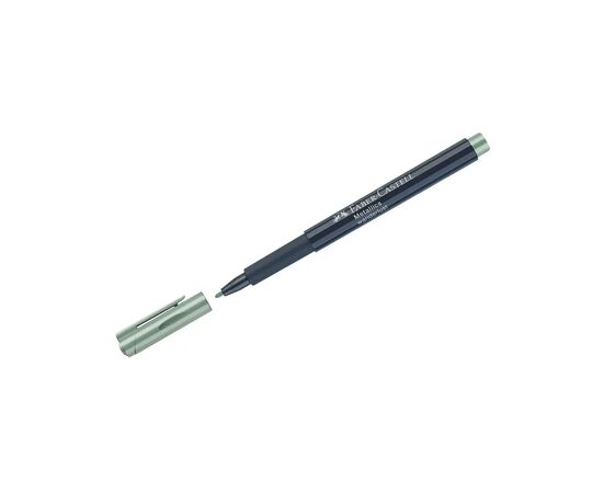 Маркер Faber-Castell металлик для декора Metallics Marker Wanderlust, M (1,5 мм), цвет зеленый (30351)