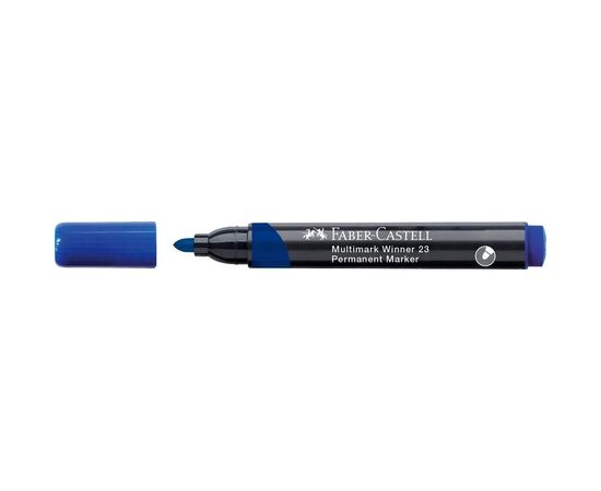 Маркер Faber-Castell перманентный Multimark Winner 23, цвет синий (32838), изображение 2