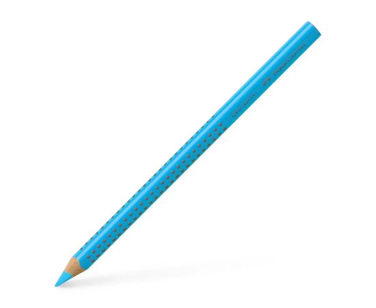 Маркер Faber-Castell карандаш текстоотделитель Jumbo Grip Neon, цвет голубой (21331)