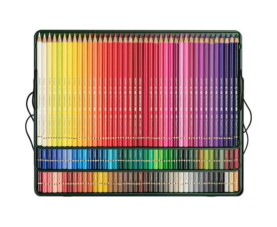 Карандаши цветные Faber-Castell POLYCHROMOS художні 120 кольорів в металевій коробці (110011) (11945), изображение 4