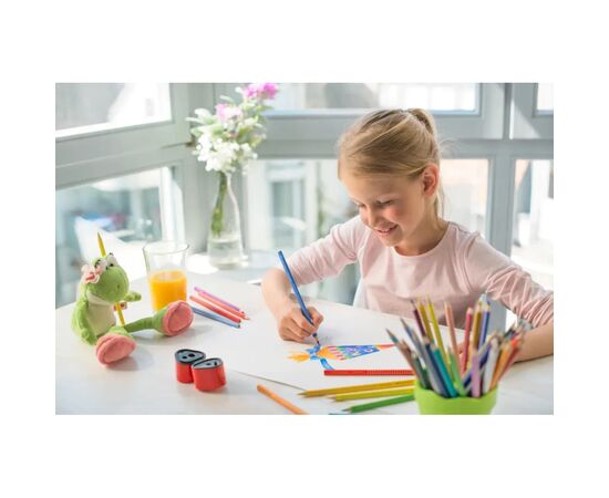 Карандаши цветные Faber-Castell GripSkin tonesакварельних 18 кольорів + 6 шт різних відтінків шкіри (112819) (32522), изображение 5