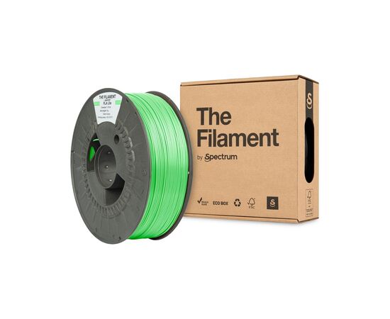 Пластик для 3D-принтера The Filament PLA Lite 1.75mm GREEN 1kg (TF-24222), изображение 3