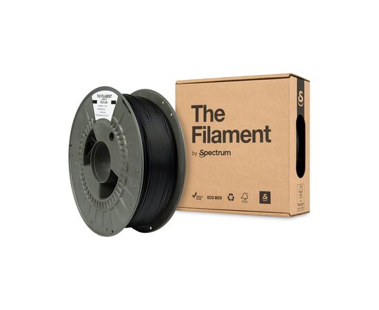 Пластик для 3D-принтера The Filament PLA Lite 1.75mm BLACK 1kg (TF-24224), изображение 3