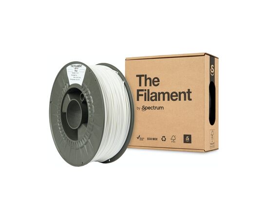 Пластик для 3D-принтера The Filament PLA 1.75mm 1kg TRAFFIC WHITE (TF-24001), изображение 3