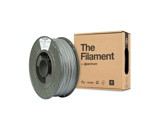 Пластик для 3D-принтера The Filament PLA 1.75mm 1kg SILVER ALUMINIUM (TF-24006), изображение 3
