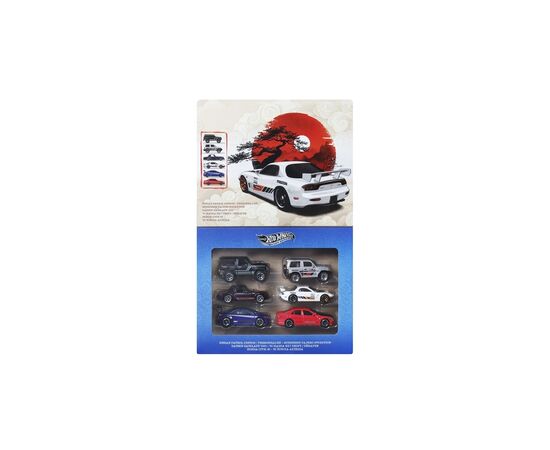 Масштабная модель автомобиля Hot Wheels Набор автомобилей Silver series Дорогами Японии (JLB23), изображение 3