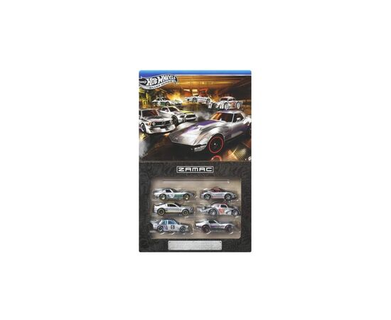 Автотрек Hot Wheels Набор автомобилей Silver series ZAMAC (JLB26), изображение 2
