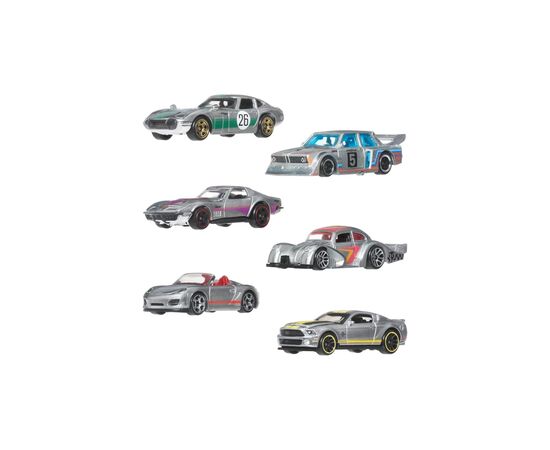 Автотрек Hot Wheels Набор автомобилей Silver series ZAMAC (JLB26)