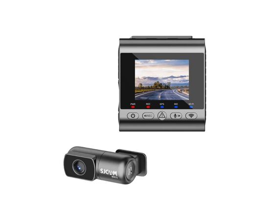 Видеорегистратор SJCAM Dashcam M60S + rear camera, Wi-Fi, 4K (6972476163401)
