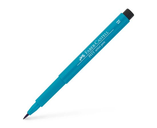 Лайнер Faber-Castell набор ручек капиллярных PITT ARTIST PENS Hand Lettering Set 6 цветов оттенки голубого (28983), изображение 8