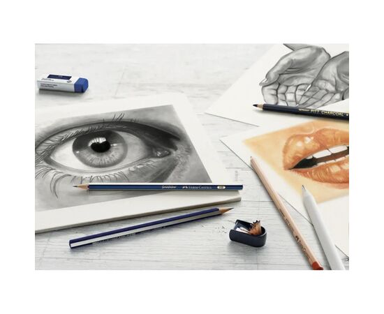 Художественный набор Faber-Castell Charcoal Sketch set для скетчів Вугілля, 7 предметів (27304), изображение 5