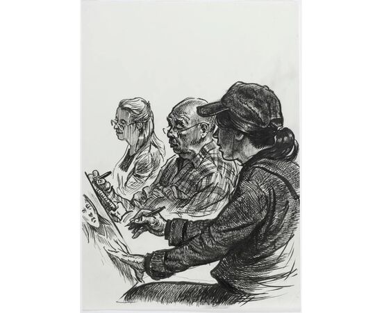 Лайнер Faber-Castell набор капиллярных ручек PITT ARTIST PEN цв. черный 8 шт (XXS, S, F, M, 1,5, C, B, FH) (32112), изображение 9