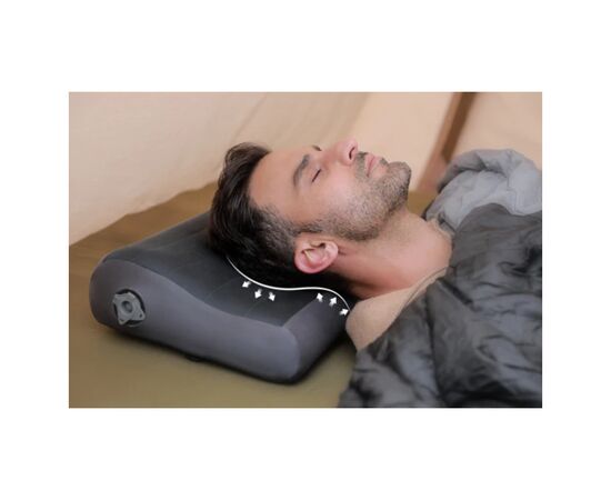 Туристическая подушка Flextail анатомічна Zero Pillow SE сіра (6975755962184), изображение 5