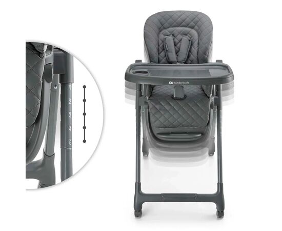 Стульчик для кормления Kinderkraft Tulo Grey (5902533928798), изображение 7