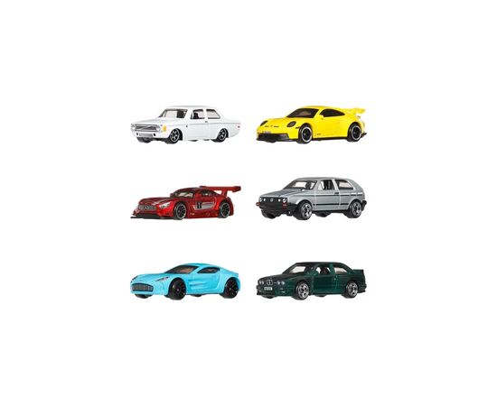 Автотрек Hot Wheels Набор автомоделей Silver series Дорогами Европы (JLB25), изображение 2