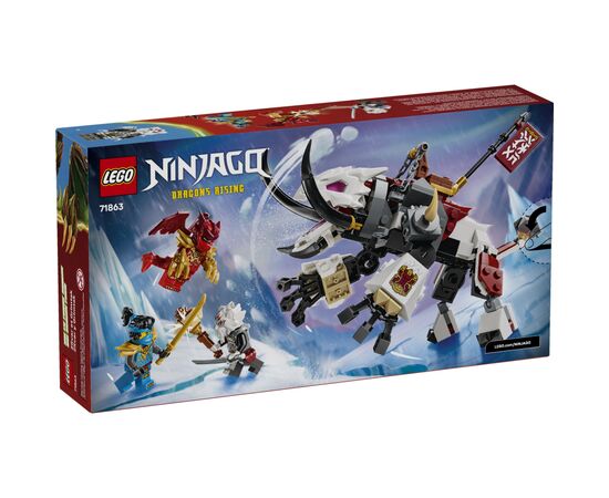 Конструктор LEGO NINJAGO Зильвар и дракон Гримтак (71863), изображение 6