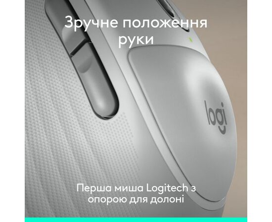 Мышка Logitech Signature Comfort Plus M850L Wireless/USB-C Off-White (910-007716), изображение 3