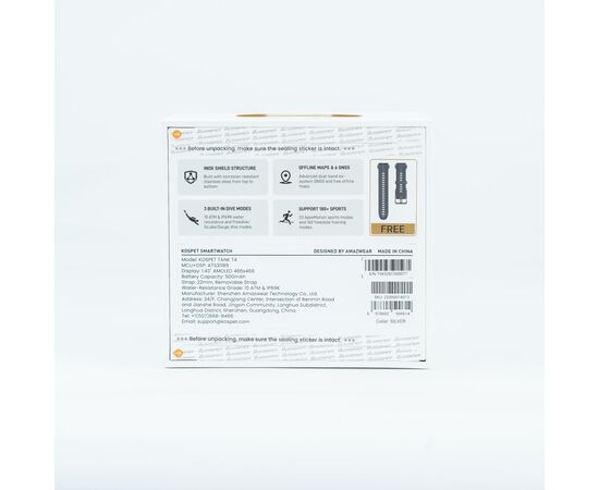 Смарт-часы KOSPET TANK T4SE SILVER (6978602500614), изображение 9