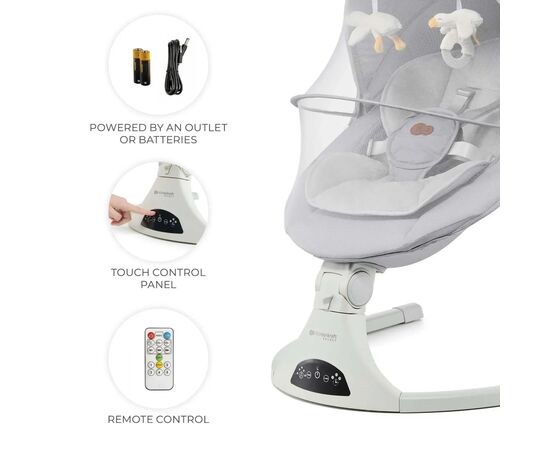 Кресло-качалка Kinderkraft Tulsy Gray (5902533926510), изображение 2