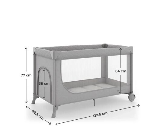 Детский манеж Kinderkraft Leody Up Grey (5902533930159), изображение 7
