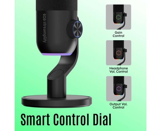 Микрофон Streamplify MIC MINI-48-RGB-ST Black (SPMC-MM1C327.11), изображение 11
