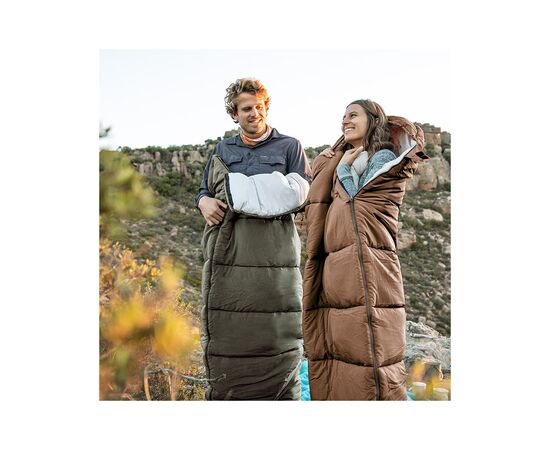 Спальний мішок Naturehike з капюшоном U250S NH20MSD07 (0°C) правий, темно-зелений (6927595764305-R), зображення 6